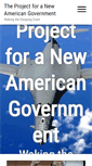 Mobile Screenshot of newamericangovernment.org