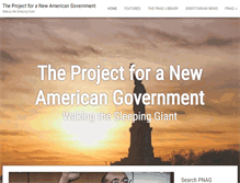 Tablet Screenshot of newamericangovernment.org